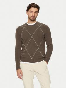 Свитер обычного кроя Sisley, коричневый