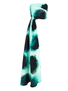 Топ с принтом тай-дай Del Core, зеленый