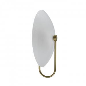 KOSILUM Настенный светильник Esmée, латунь и белый цвет, 30 см