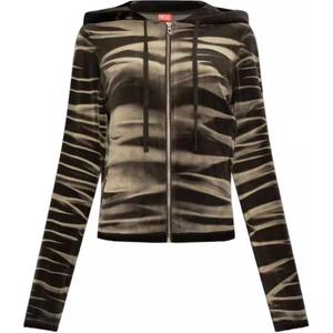 DIESEL Флисовая худи на молнии, Green