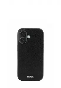 Чехол для iphone 16 с зернистой текстурой Boss, Black