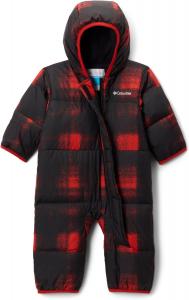 Columbia Unisex Baby Snuggly Bunny II Bunting, Sail Red Omblur Tonal/Black