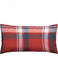 Erwin Müller Наволочка из высококачественной фланели красного цвета, сотканная из ярких тканей