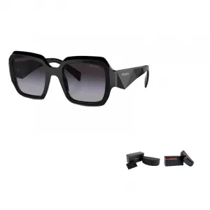 PRADA Солнцезащитные очки с оверсайз оправой, Black