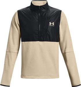 Футболка Under Armour Mens ColdGear Infrared с застежкой на ½ молнии, Khaki Base (289)/Khaki Base