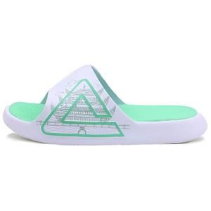 Статистические сандалии Бесшумные шлепанцы Мужские Большой размер Белый Светло-зеленый PEAK