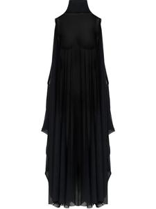 Полупрозрачное платье макси MM6 Maison Margiela, черный