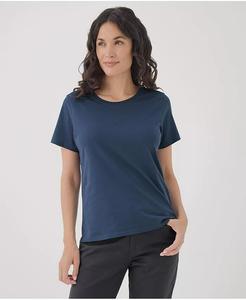 Женская футболка из мягкого хлопка с круглым вырезом из органического хлопка Pact, синий