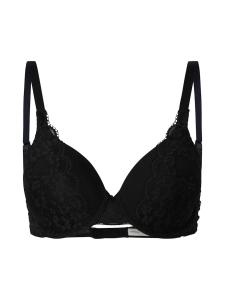 Бюстгальтер-футболка Lindex Dahlia Iris, черный