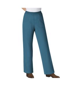 Женские джинсы Within Fineline Stretch Denim Wide-Leg Pull-On Woman Within, Deep teal