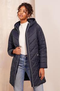 Стеганая куртка средней длины Friends Like These, синий