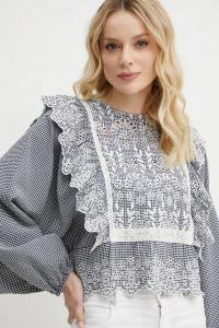 Блузка Weekend Max Mara, темно-синий