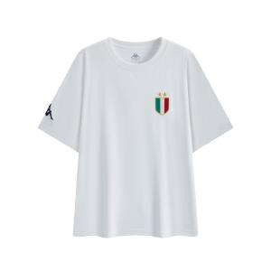 Футболка мужская корейская белая Kappa, Korean White-012