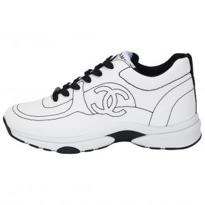 CHANEL Низкие повседневные туфли женские белые