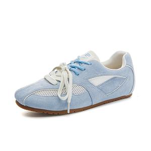 MOMGOG Женские низкие кеды синие, цвет Blue