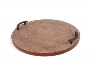 Сервировочный поднос Ambia Home, 30 см, многоцветный