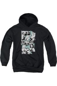 Толстовка с капюшоном "Лига справедливости Америки" для детей Gildan, черный