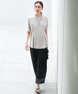 Блузка из тафты, растягивающаяся в четырех направлениях