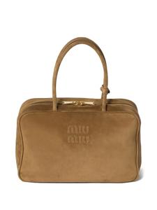 Miu Miu сумка-тоут Beau, зеленый