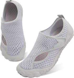 Водные тапочки Spesoul для женщин и мужчин, быстро сохнущие аква-носки для плавания, пляжа, бассейна, хайкинга, тренировок, летние сандалии, уличная обувь с нулевым перепадом и эффектом босых ног, Avel Llightgrey