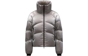 Пуховик женский серебристый Moncler, серебряный