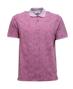 Окрашенная хлопковая футболка фиолетового/фуксиевого цвета Alpha Studio, фиолетовый