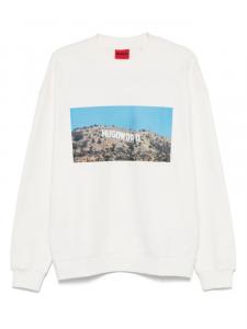 Толстовка с принтом Hugowood, белый