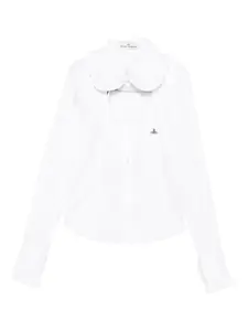 Блуза с оборками Vivienne Westwood, белый