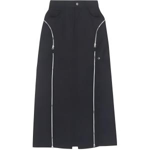 Повседневная длинная юбка женская черная Converse