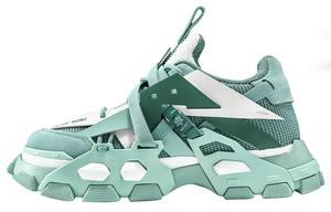 NORVINCY Массивные кроссовки унисекс низкие зеленые