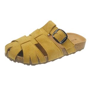 Puppytown Антибактериальные устойчивые к истиранию закрытые тапочки женские желтые, цвет Yellow