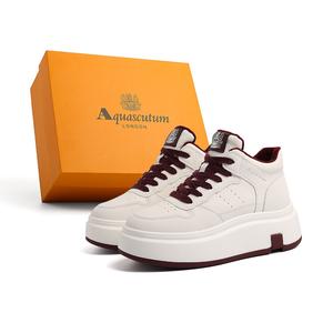 AQUASCUTUM Тёплые женские скейтерские кеды мид-топ Ancora Red, цвет Ancora Red