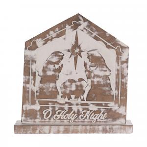 Статуэтка Melrose International Nativity Sign, 2 штуки, коричневый / белый