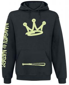 Толстовка с капюшоном Naughty by Nature Graffiti Logo, черный