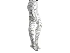 Колготки Maxi Women's Fishnet Tights Memoi, черный