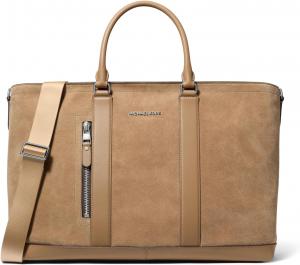 Сумка Michael Kors Hudson Getaway Tote, Nickel-Tone Hardware/Husk