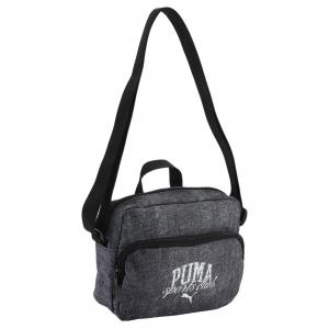 PUMA Тканевая наплечная сумка унисекс черная, Black