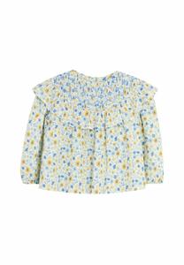 Блуза REGULAR FIT-SMOCKED RUFFLE JoJo Maman Bébé, белый