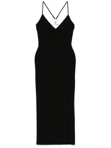 Платье миди NISSA с фурнитурой, черный