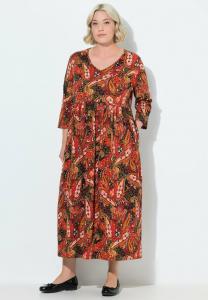 Платье Ulla Popken PAISLEY EMPIRE A-LINE POCKET, Black