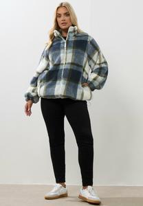 Флисовая куртка Yours Clothing CHECK , Blue