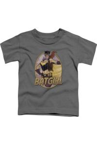 Футболка с коротким рукавом для детей "Batgirl Bombshell" из коллекции Justice League of America Gildan, Charcoal