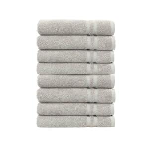 Linum Home Textiles Denzi Набор полотенец для рук из турецкого хлопка, 8 шт., серый