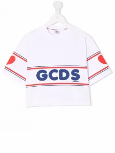 Футболка с логотипом Gcds Kids, белый