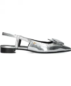 Женские туфли-слингбэки Silver Elisse серебристого цвета Fred De La Bretoniere, серый