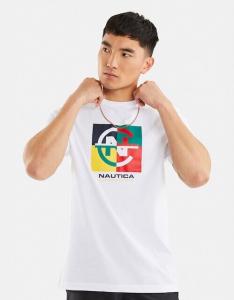 Мужская футболка с короткими рукавами Nautica, белый