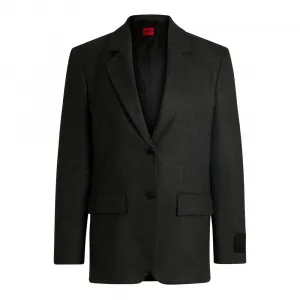 Пальто HUGO Areota trench, черный