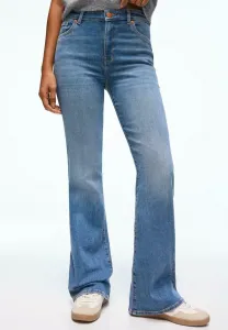 Расклешенные джинсы Bershka, Blue