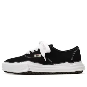 Кроссовки baker vintage-like og sole canvas low-top sneaker 'black' Maison Mihara Yasuhiro, черный
