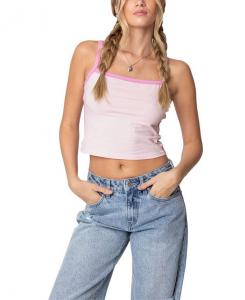 Контрастная майка Edikted Francesca, розовый